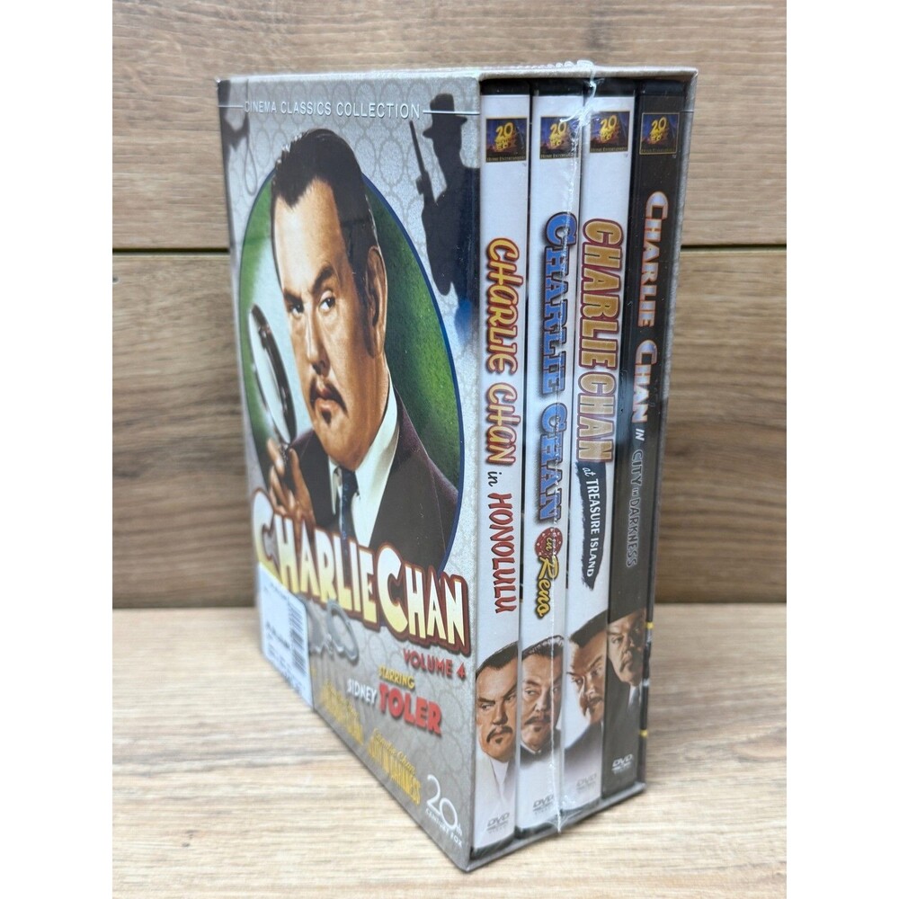 Charlie Chan: Volume 4 (DVD, 2007, 4-Disc Set, Full Screen) New Sealed
